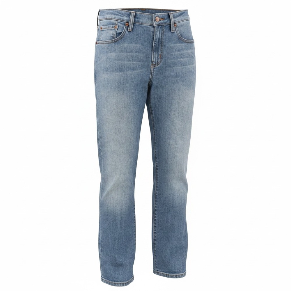 Levi's 515 Boot Cut Blue Jeans Womens Size 8 S Medium Wash Mid Rise Denim